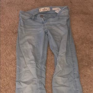 Light wash jeggings
